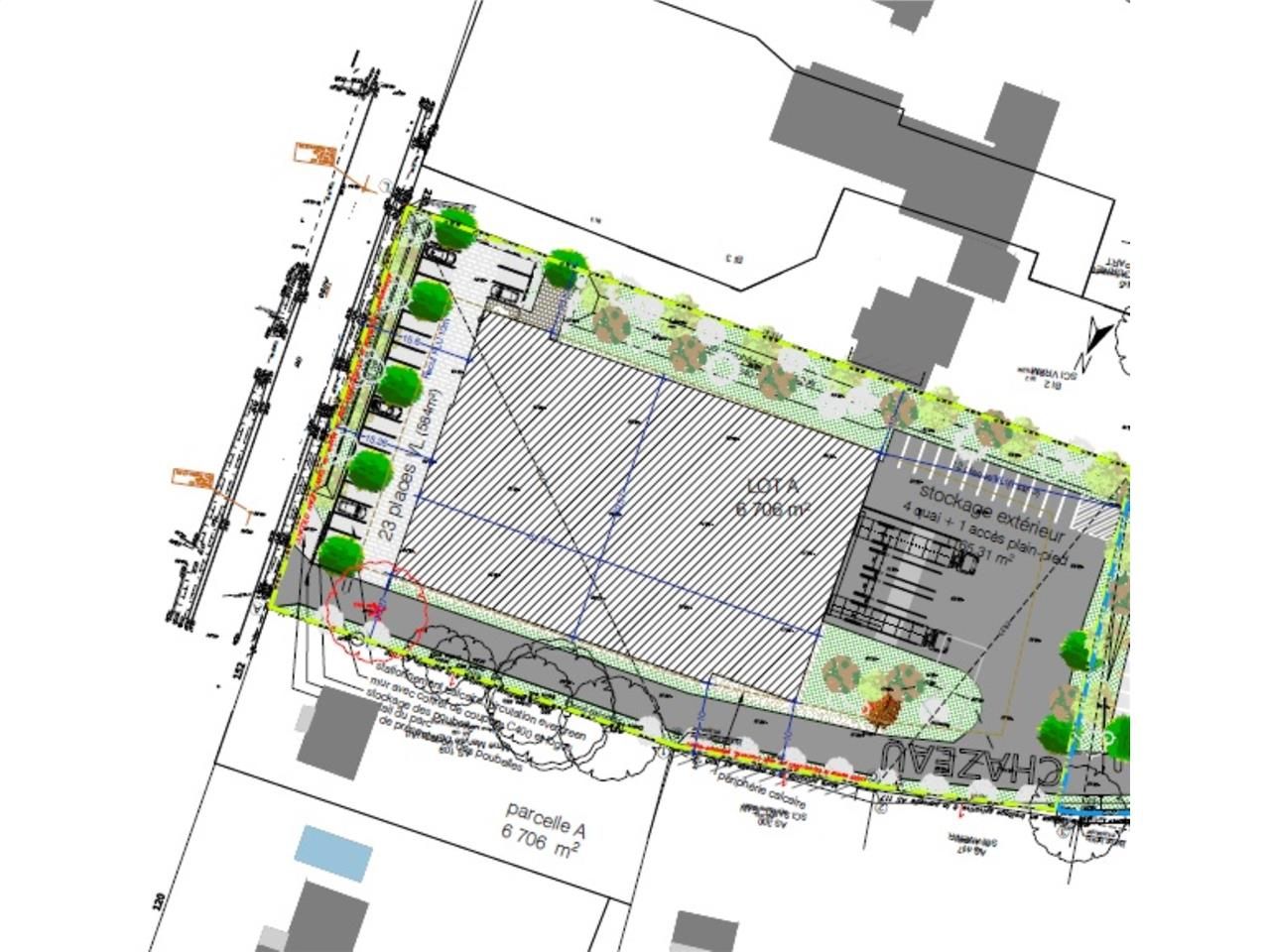 Vente entrepots 2456 m² non divisibles