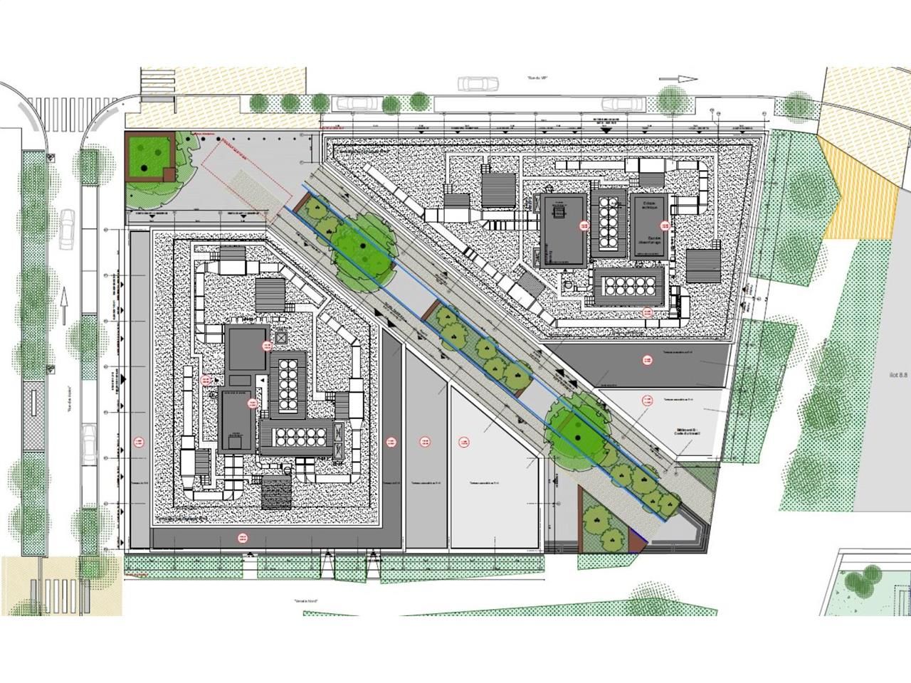 Location bureaux 12914 m² divisibles à partir de 734 m²