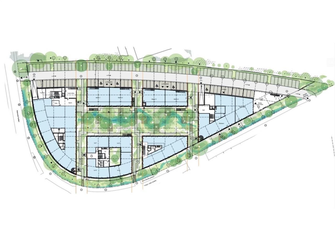 Vente entrepots 423 m² divisibles à partir de 206 m²