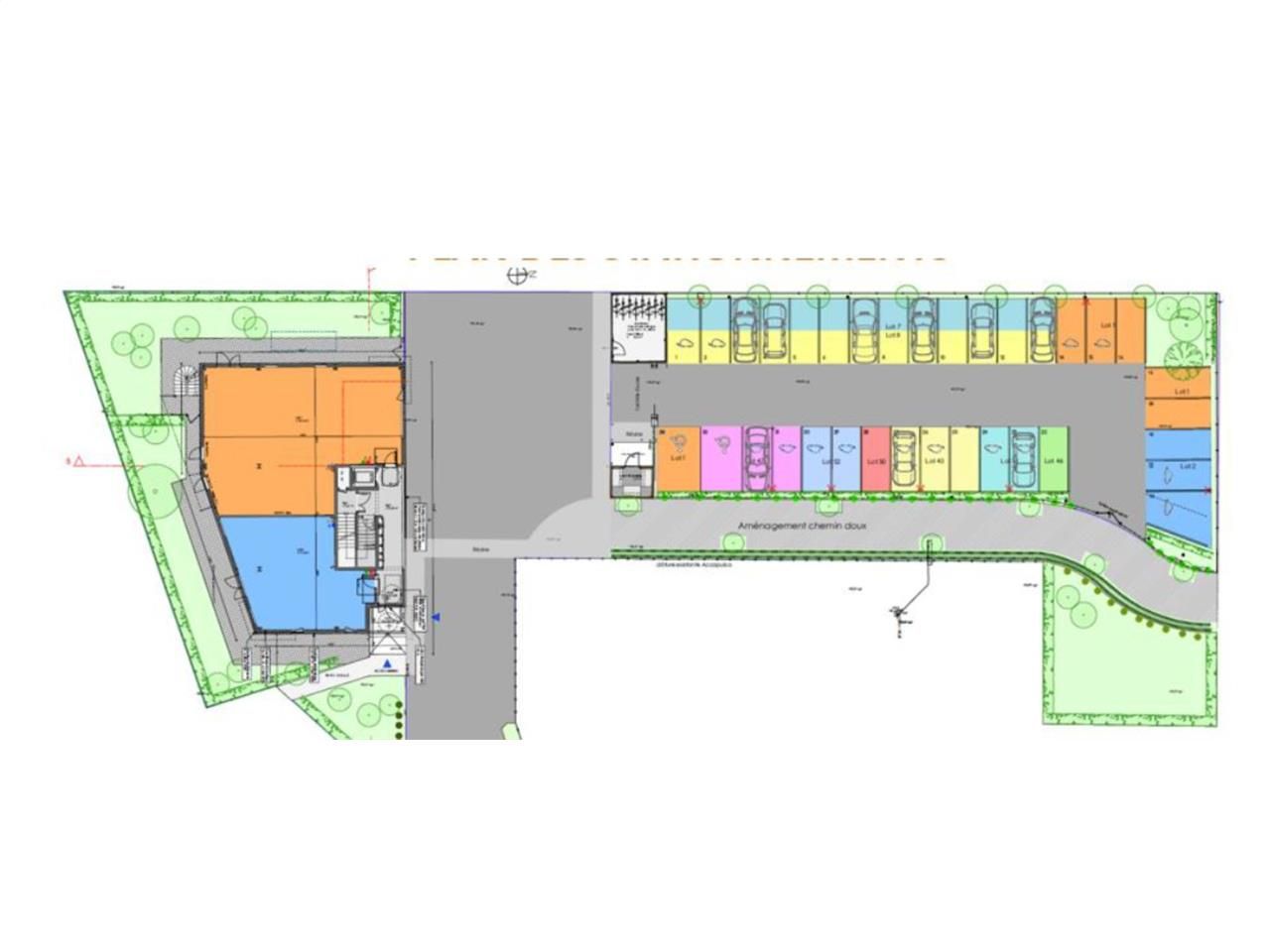 Vente bureaux 639 m² divisibles à partir de 75 m²