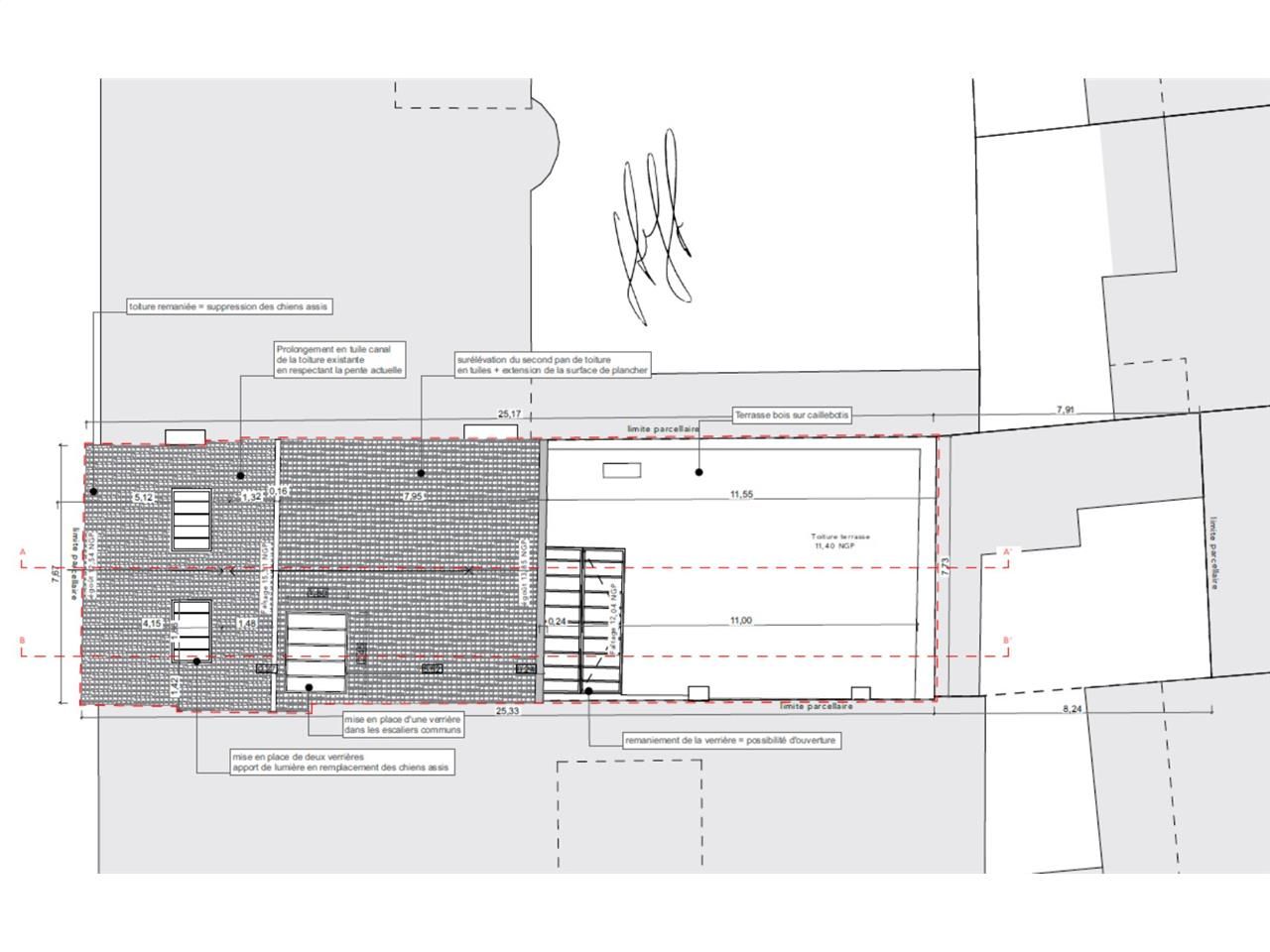 Vente bureaux 220 m² divisibles à partir de 85 m²