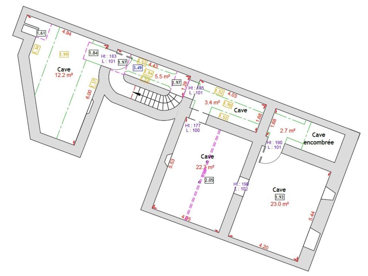 Location bureaux 201 m² divisibles à partir de 92 m²