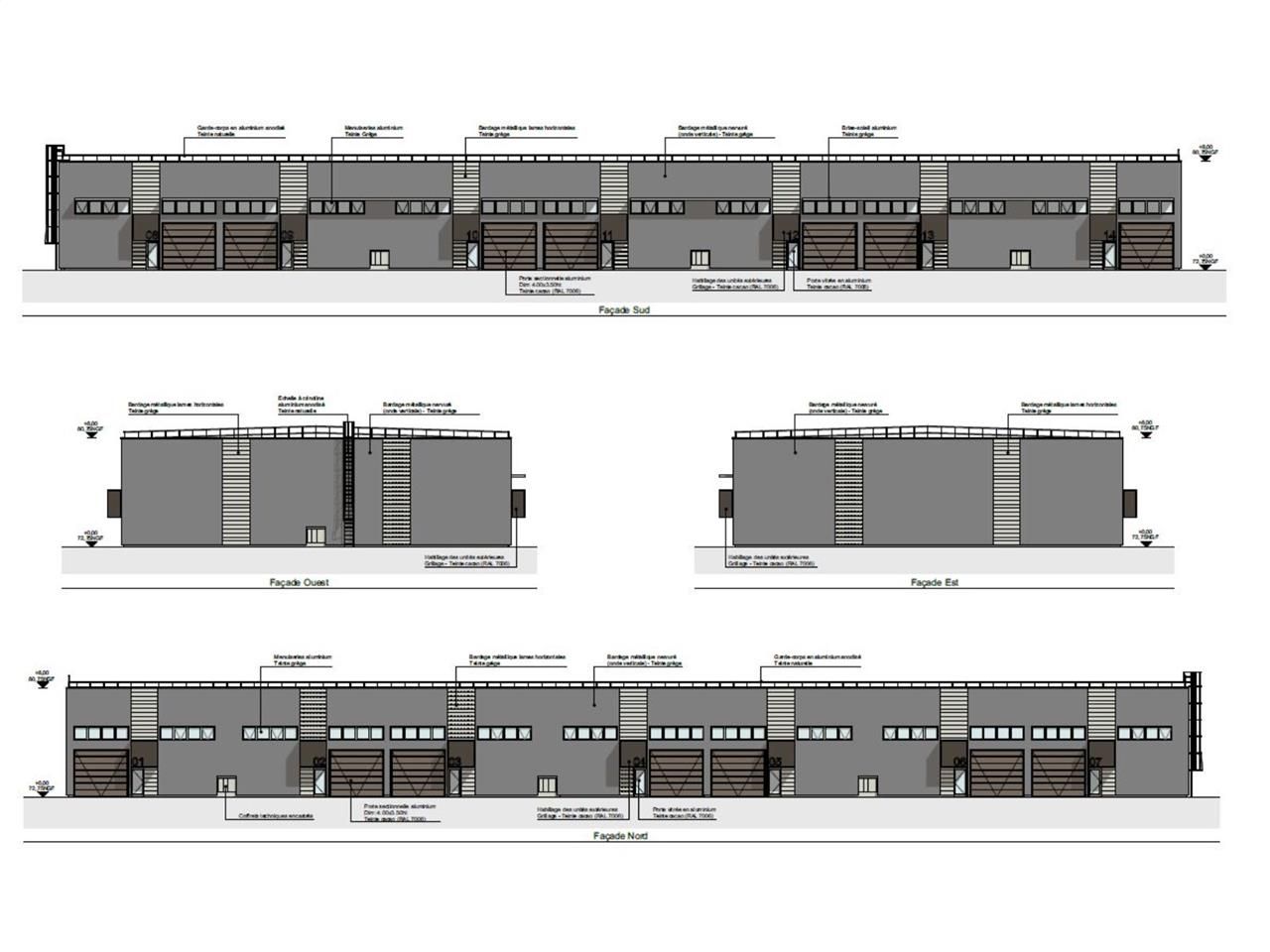 Vente entrepots 5577 m² divisibles à partir de 167 m²