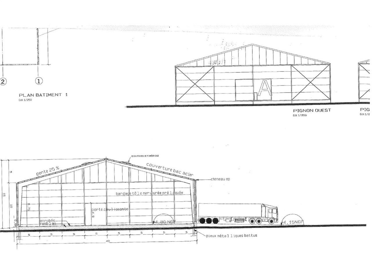 Location entrepots 1200 m² non divisibles