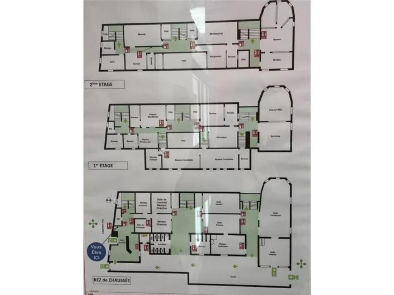 Vente bureaux 796 m² non divisibles