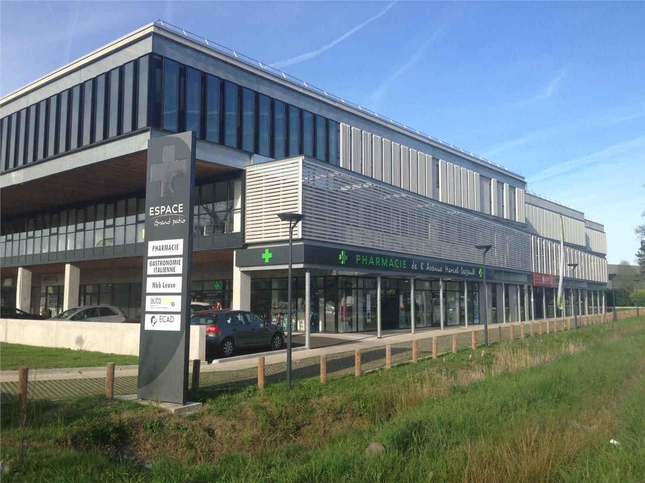 Au sein d'un bâtiment en R+2 disposant d'un patio