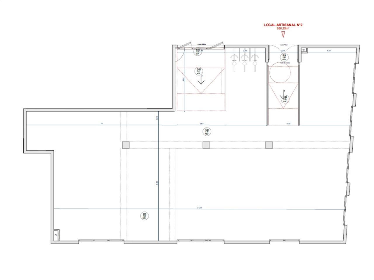 Vente entrepots 535 m² divisibles à partir de 266 m²