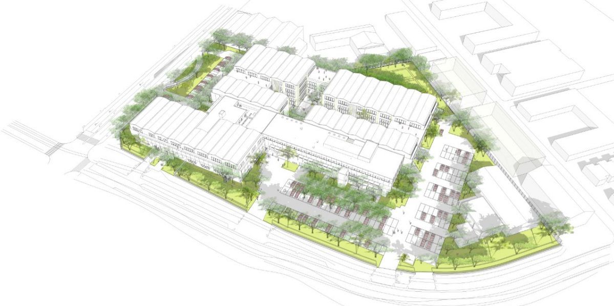 Location bureaux 687 m² non divisibles