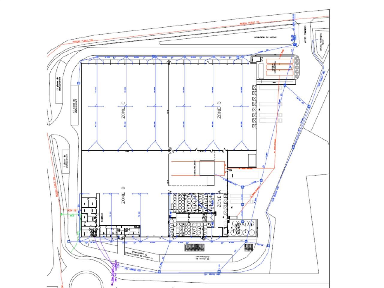 Vente entrepots 13862 m² non divisibles