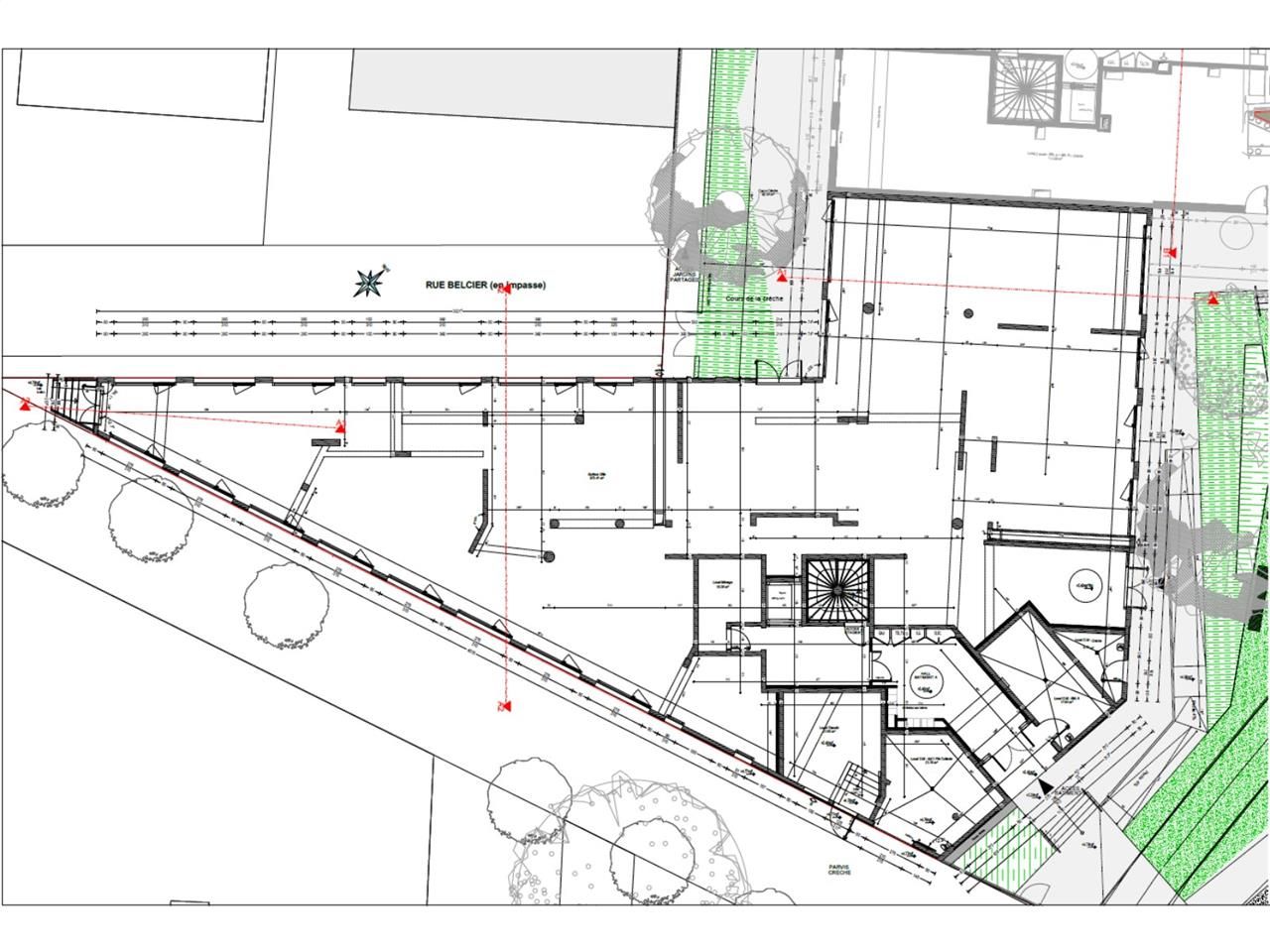 Vente bureaux 627 m² non divisibles