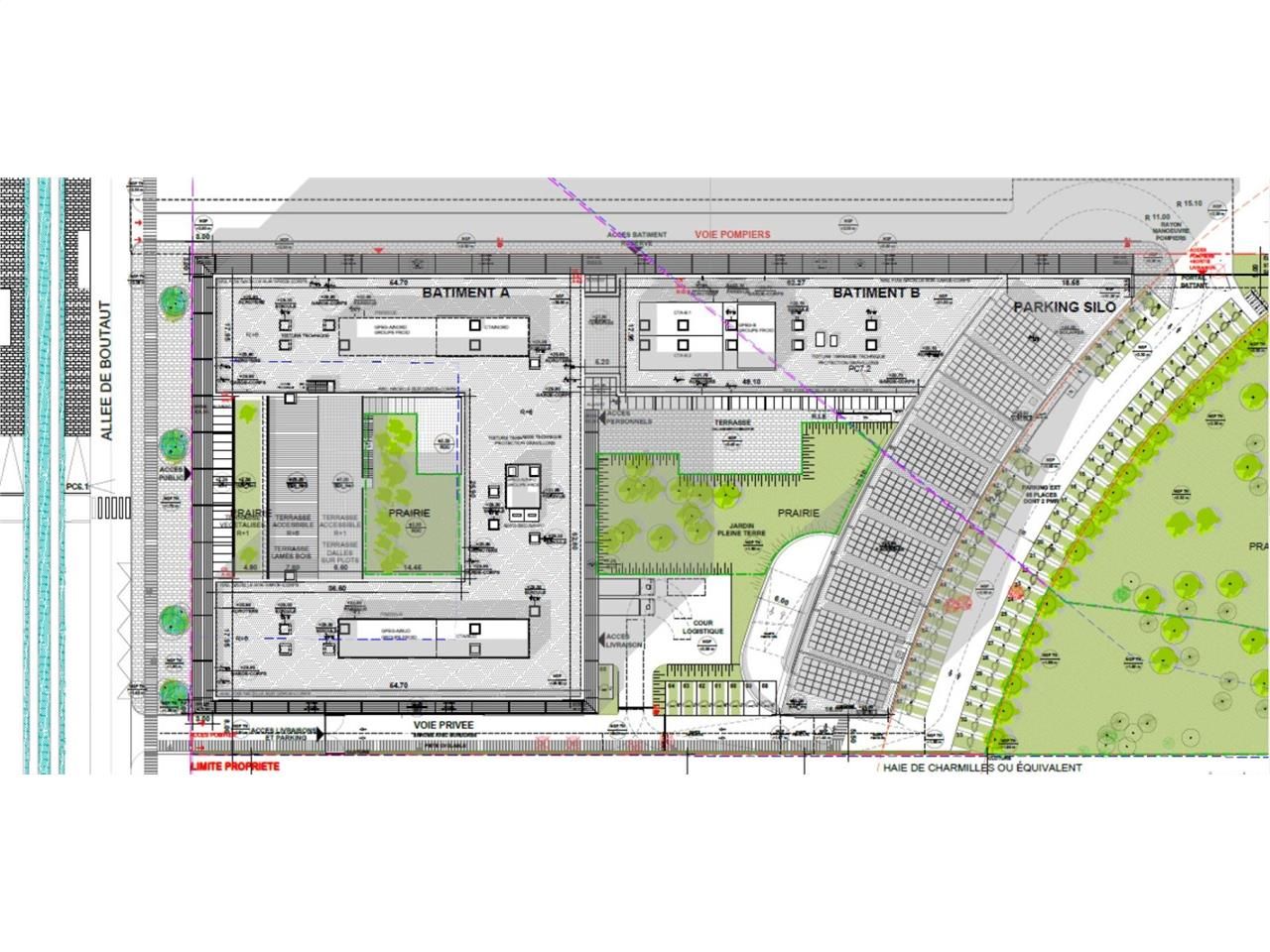 Vente bureaux 4331 m² divisibles à partir de 332 m²