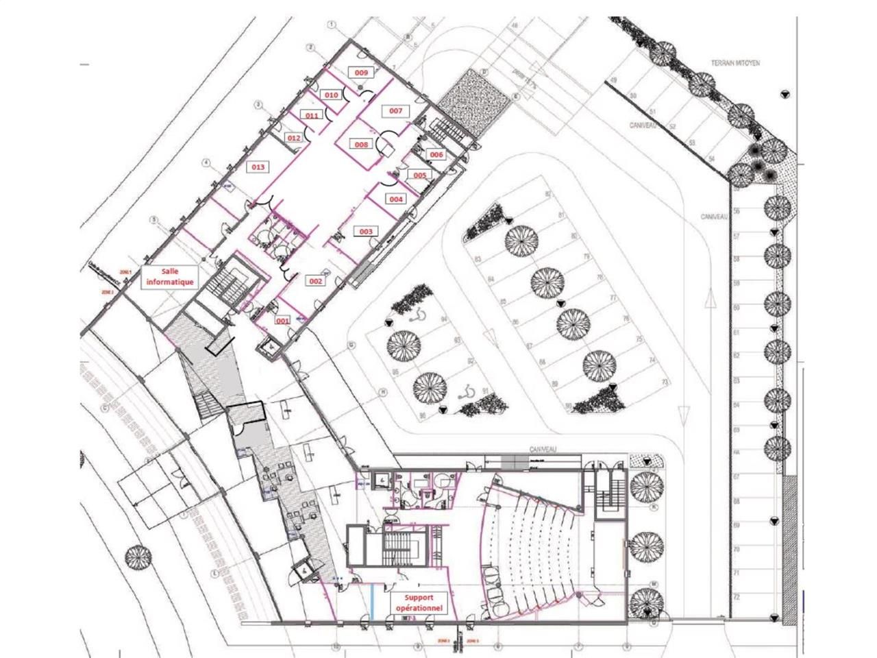 Location bureaux 1725 m² divisibles à partir de 651 m²