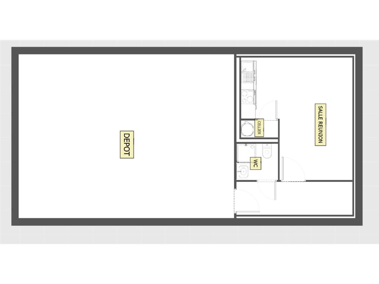 Vente entrepots 132 m² non divisibles