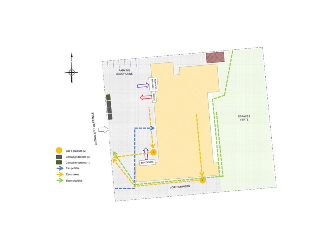 Vente entrepots 1100 m² non divisibles