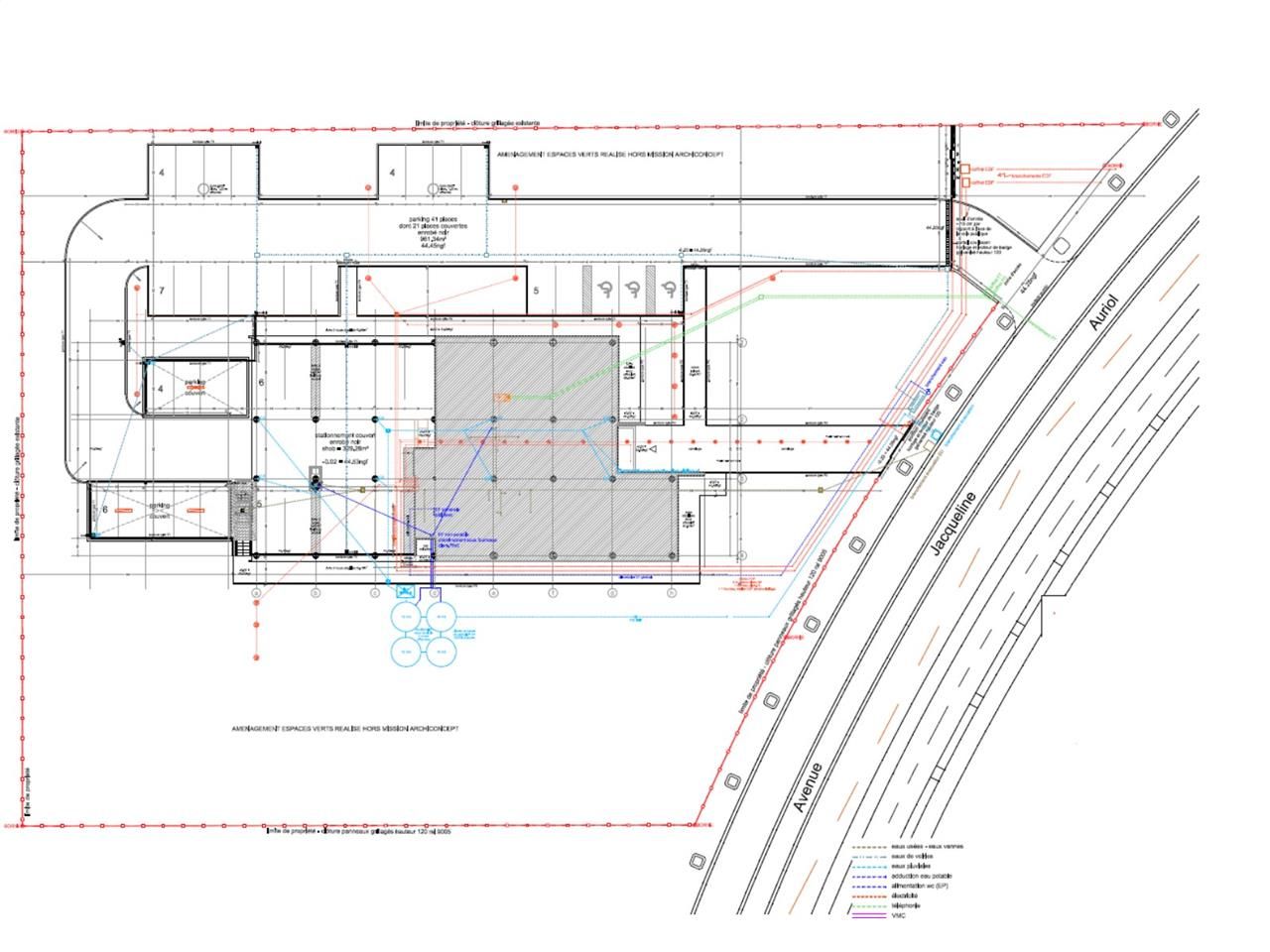 Vente bureaux 1495 m² non divisibles