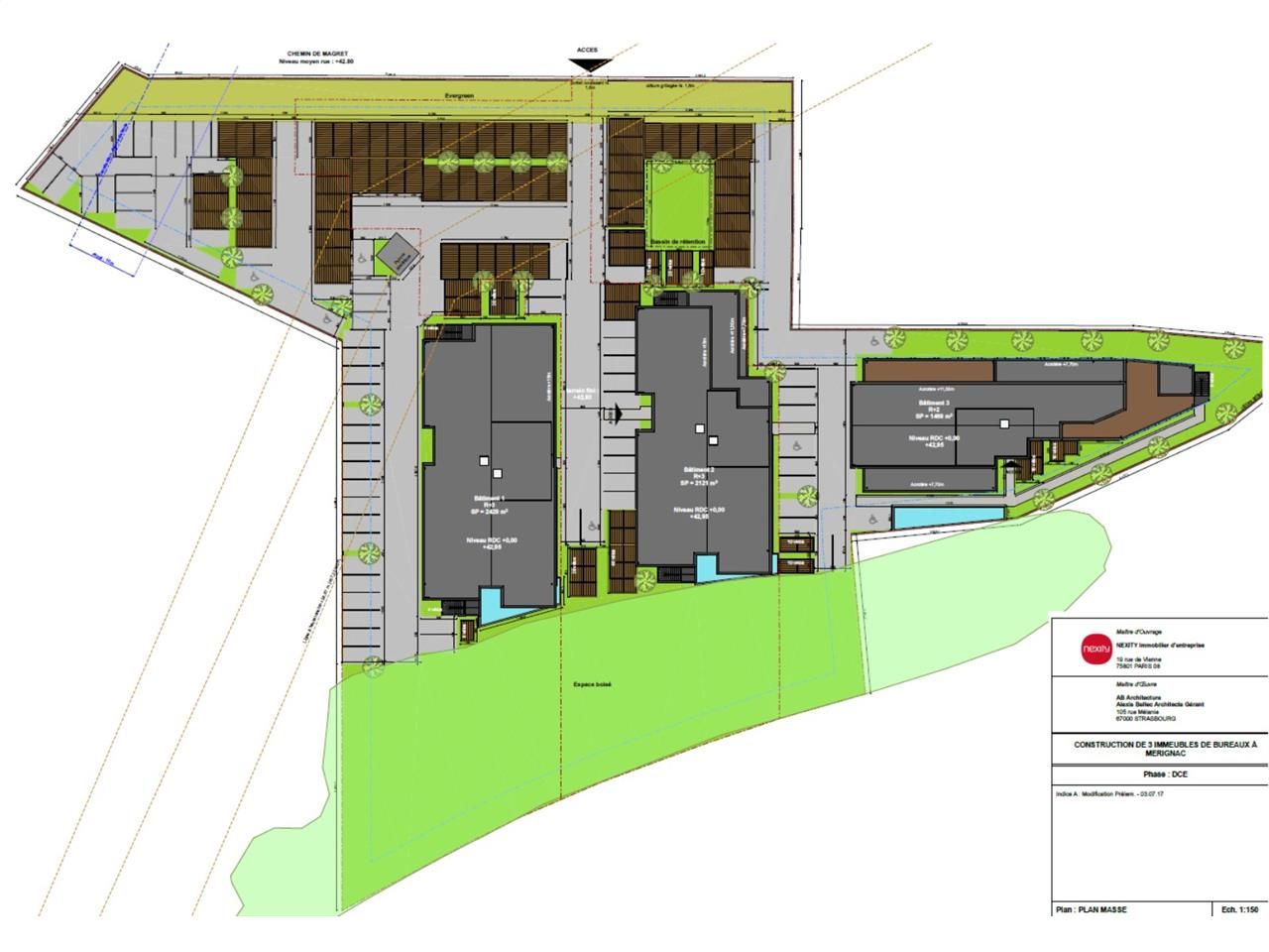 Location bureaux 3889 m² divisibles à partir de 265 m²