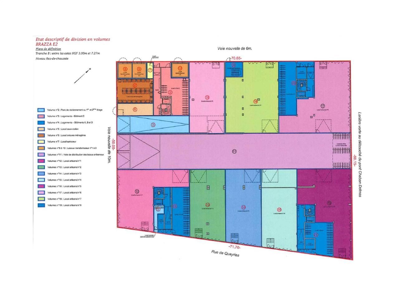 Vente entrepots 1547 m² divisibles à partir de 222 m²
