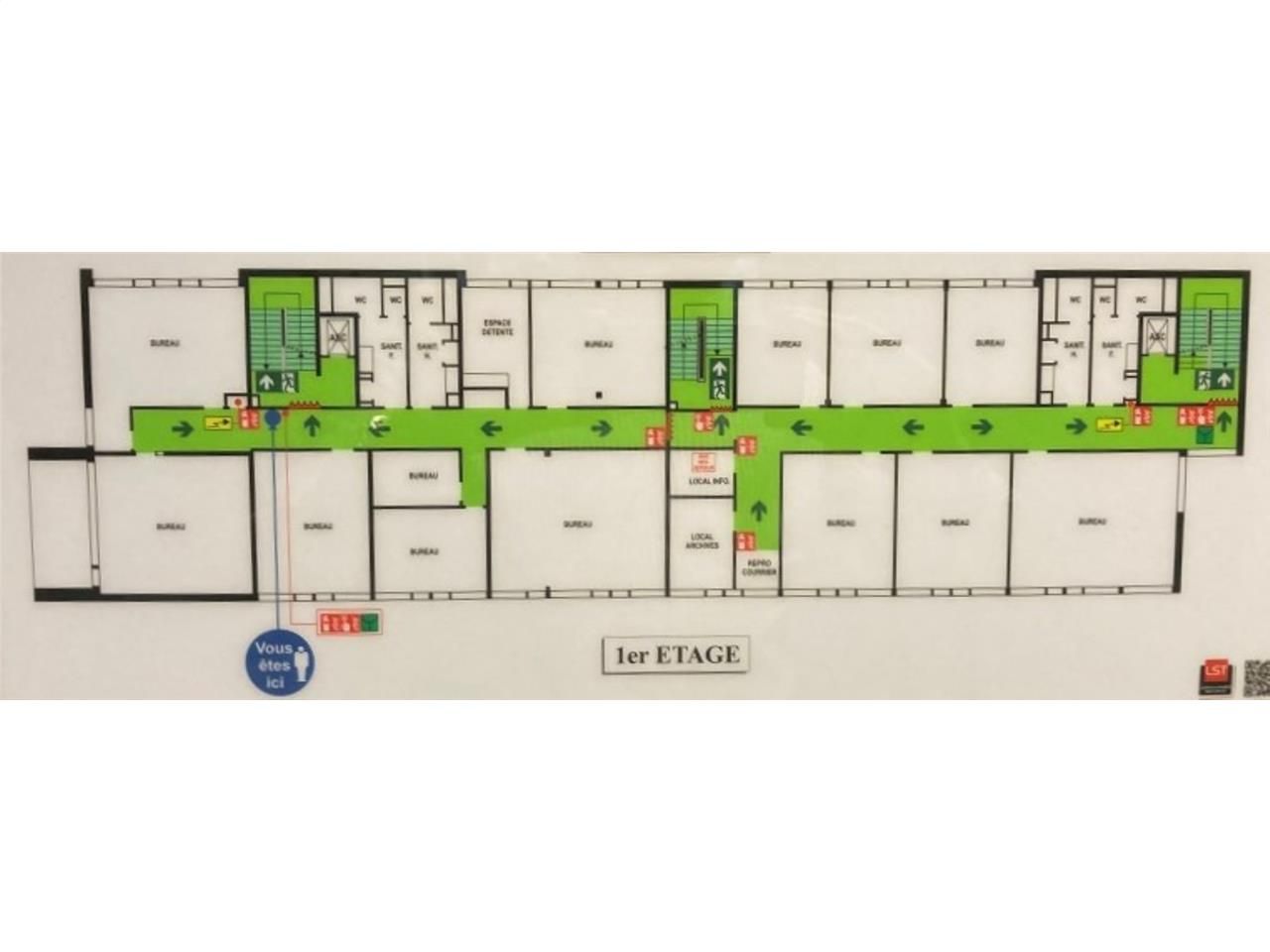 Location bureaux 690 m² divisibles à partir de 345 m²