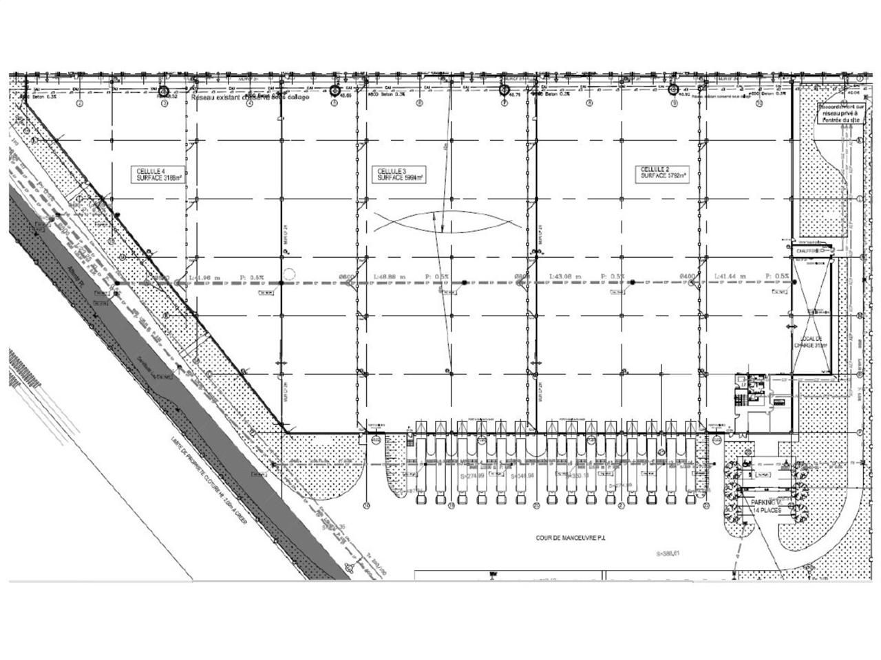 Location entrepots 43870 m² divisibles à partir de 16054 m²