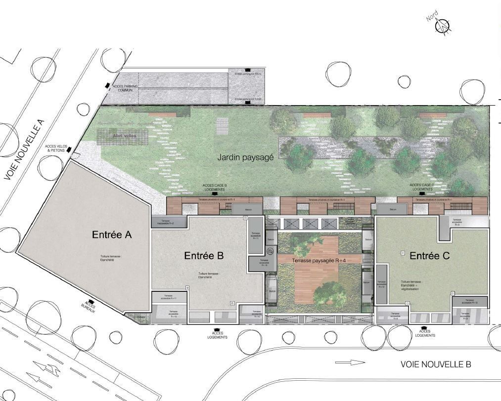 Location bureaux 600 m² divisibles à partir de 123 m²