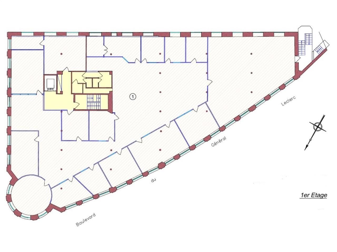 Vente bureaux 821 m² divisibles à partir de 294 m²