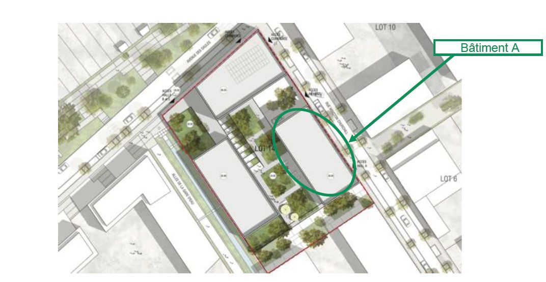 Location bureaux 85 m² non divisibles