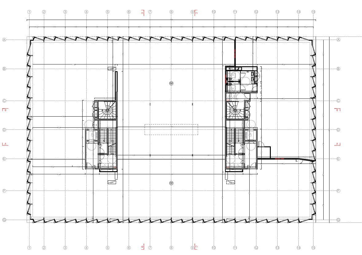 Location bureaux 1233 m² non divisibles