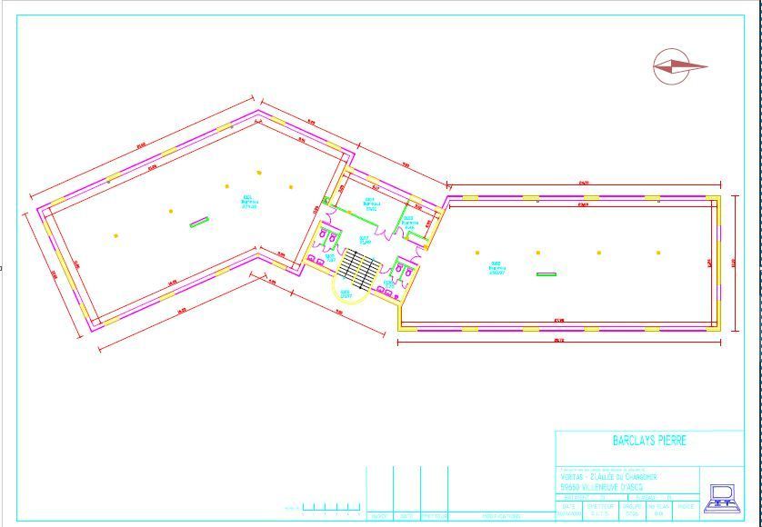 Location bureaux 1016 m² divisibles à partir de 79 m²
