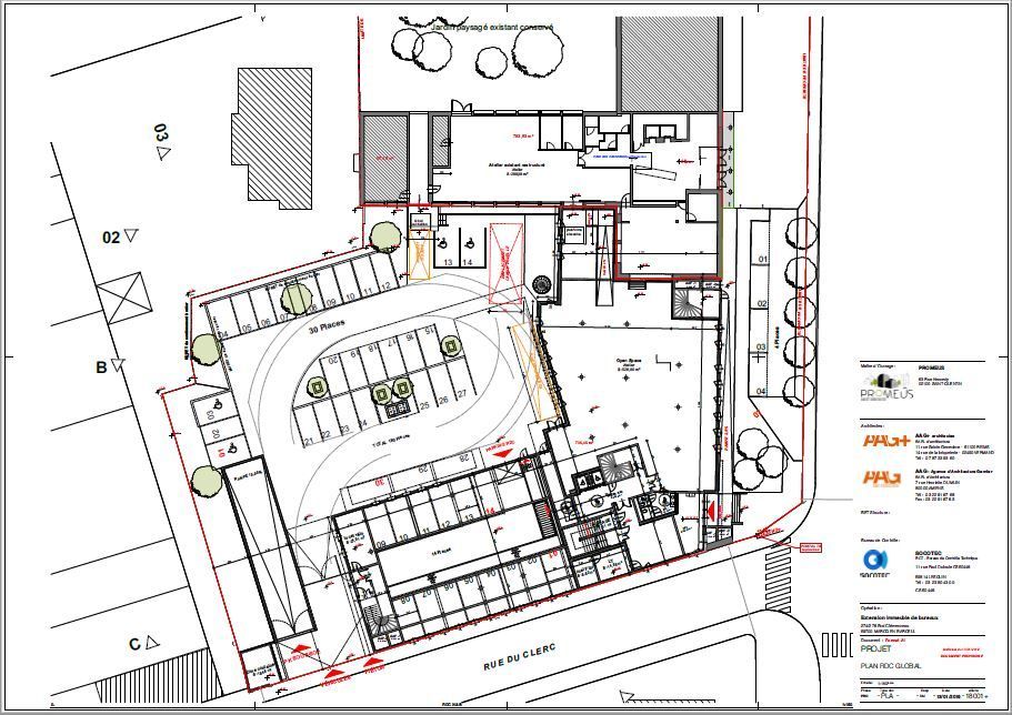 Location bureaux 1080 m² divisibles à partir de 540 m²