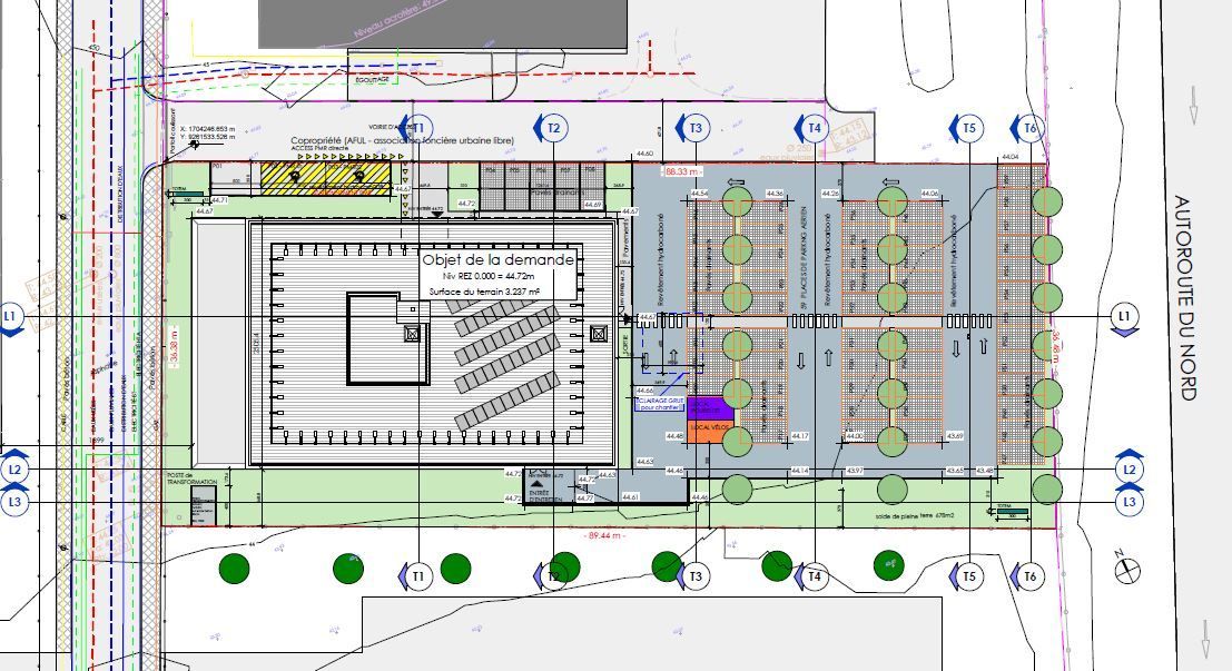 Location bureaux 2371 m² divisibles à partir de 376 m²