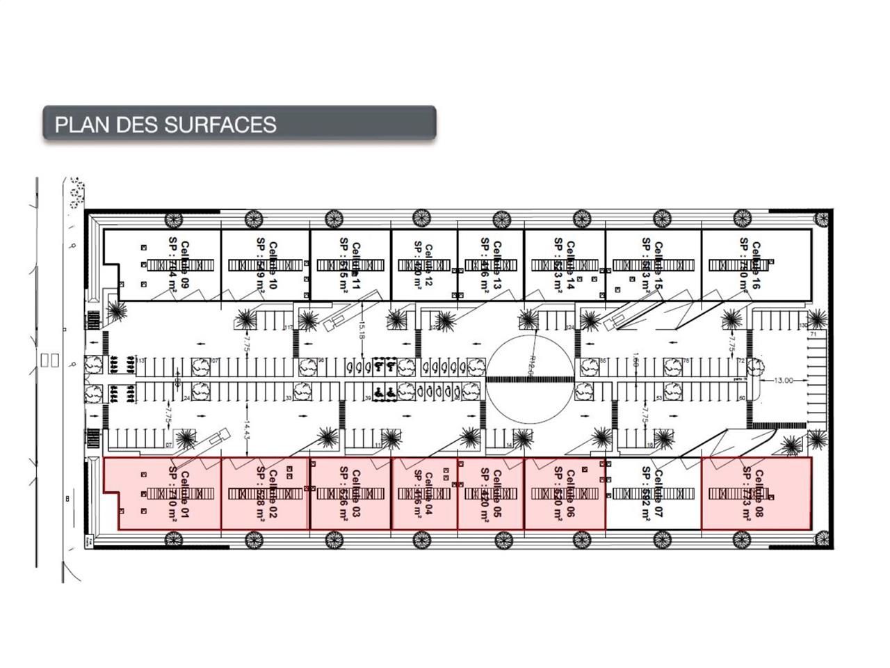 Location entrepots 4022 m² divisibles à partir de 420 m²