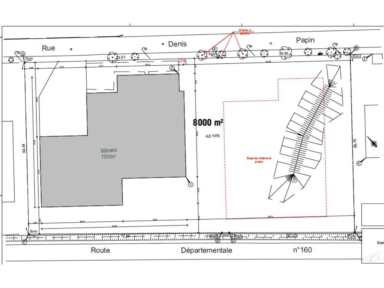 Location entrepots 2100 m² non divisibles