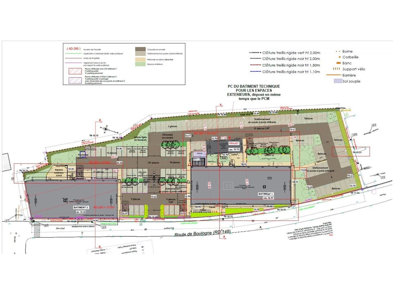 Location bureaux 750 m² non divisibles