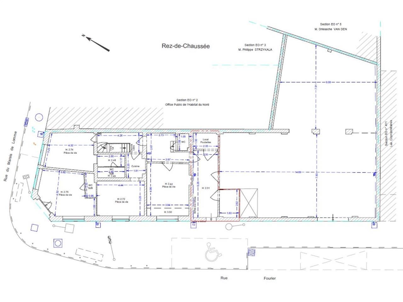 Location entrepots 206 m² non divisibles