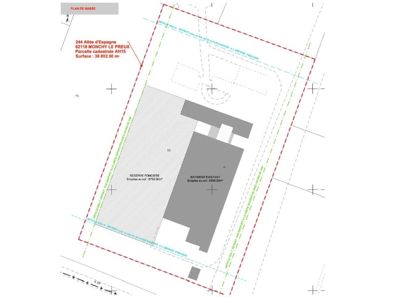 Vente entrepots 5742 m² non divisibles