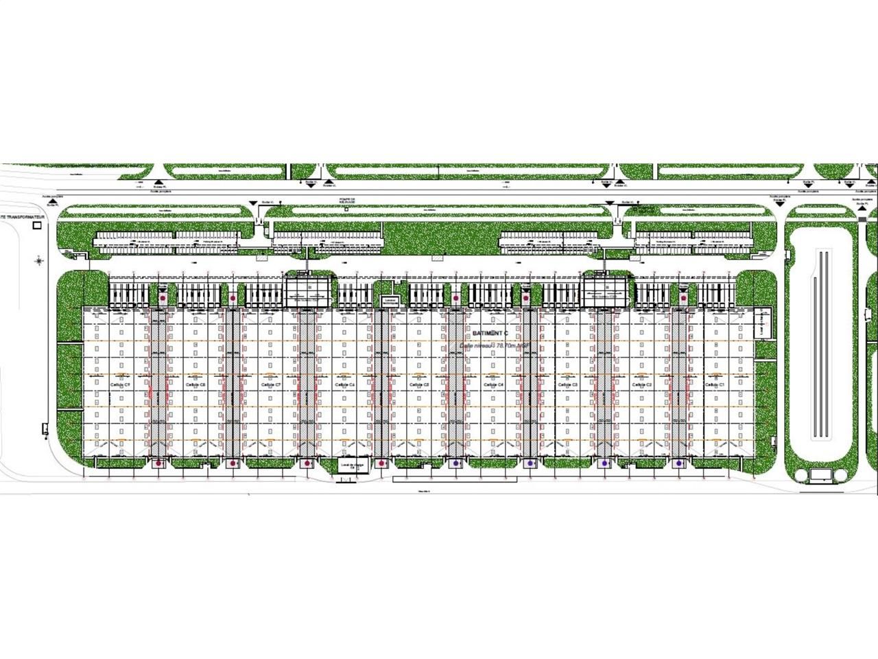 Location entrepots 37000 m² non divisibles