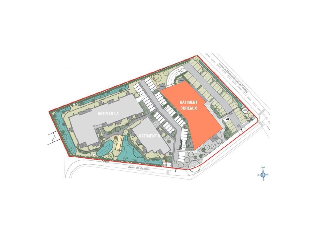 Vente bureaux 2895 m² divisibles à partir de 214 m²