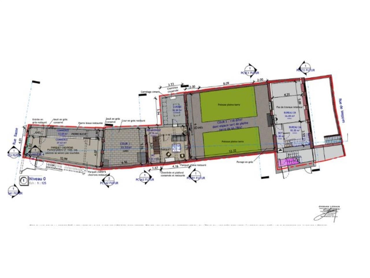 Vente bureaux 88 m² non divisibles