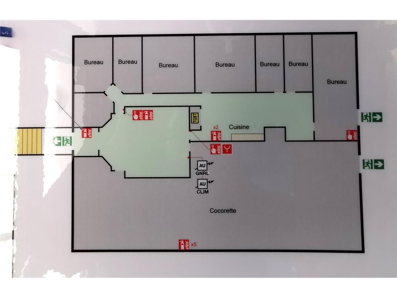 Vente bureaux 559 m² non divisibles