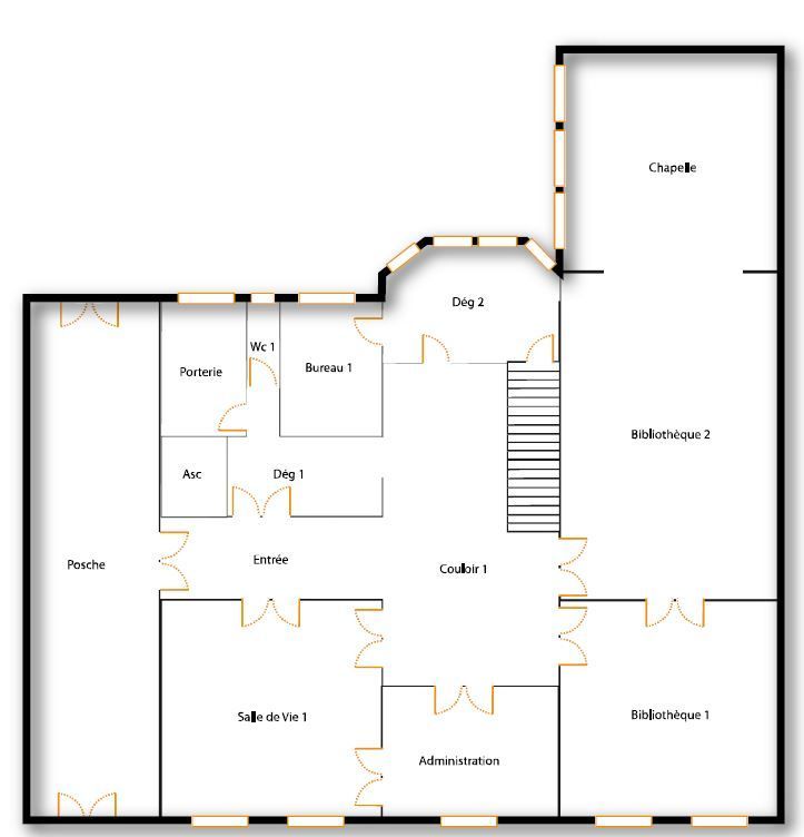 Vente bureaux 1319 m² non divisibles