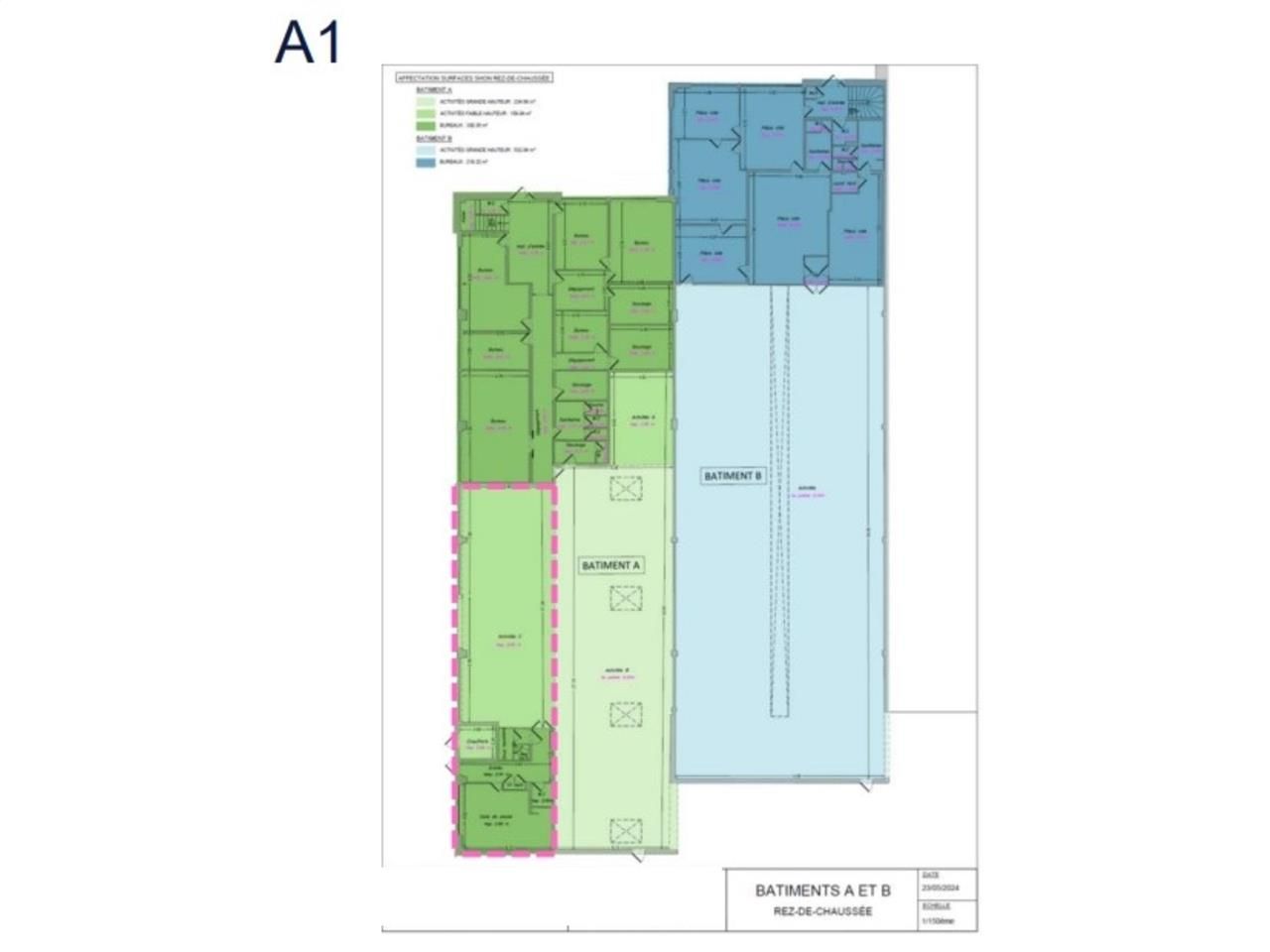 Location entrepots 904 m² non divisibles