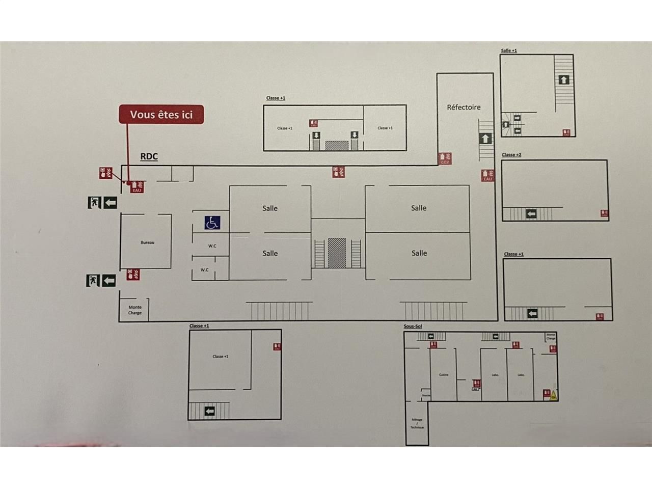 Location bureaux 900 m² non divisibles