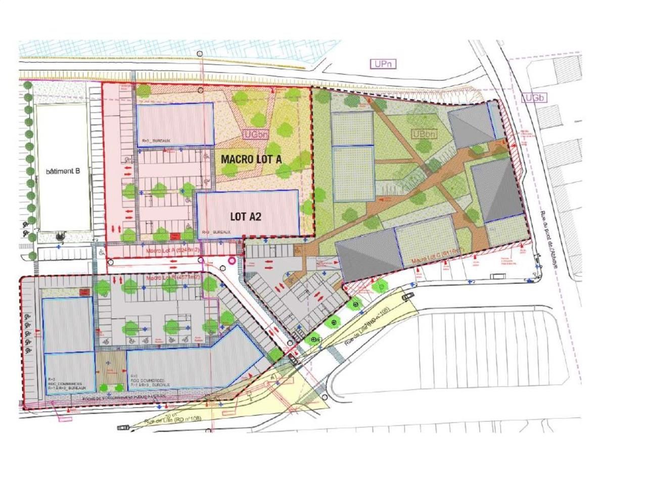 Vente bureaux 2298 m² divisibles à partir de 527 m²