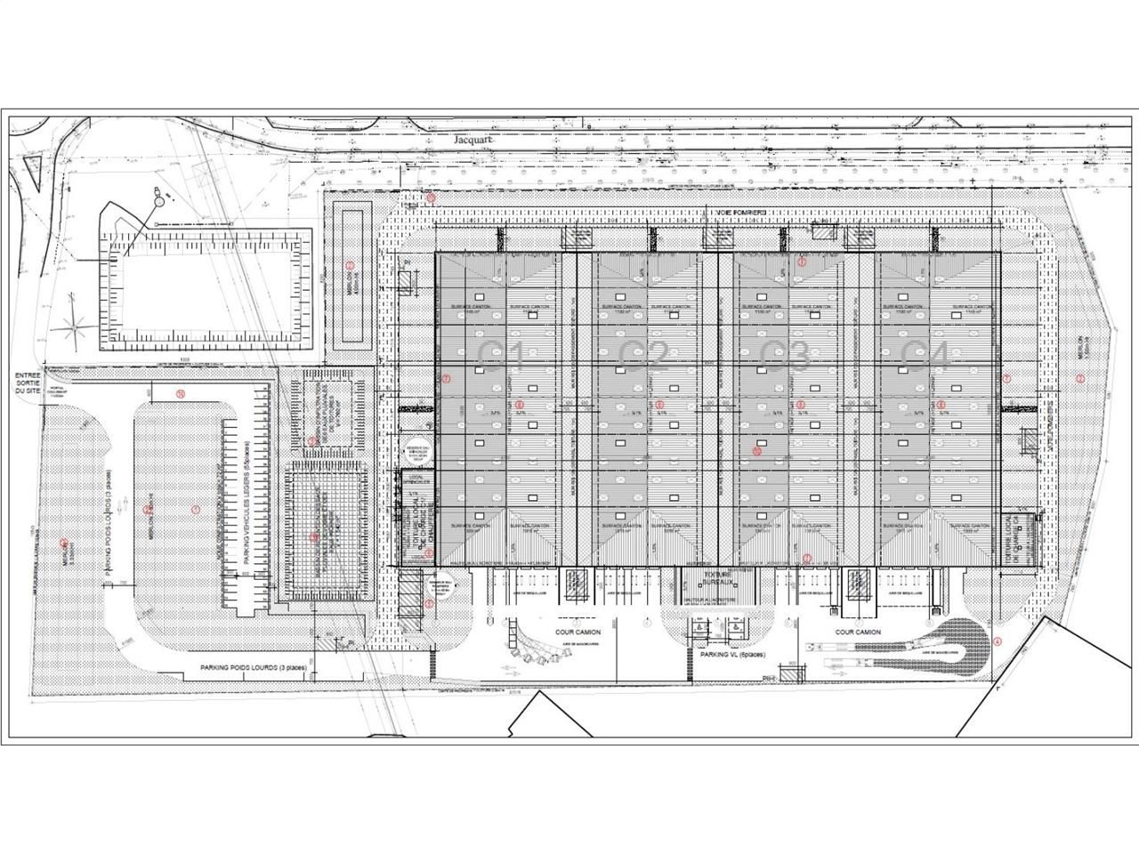 Location entrepots 20836 m² divisibles à partir de 5000 m²
