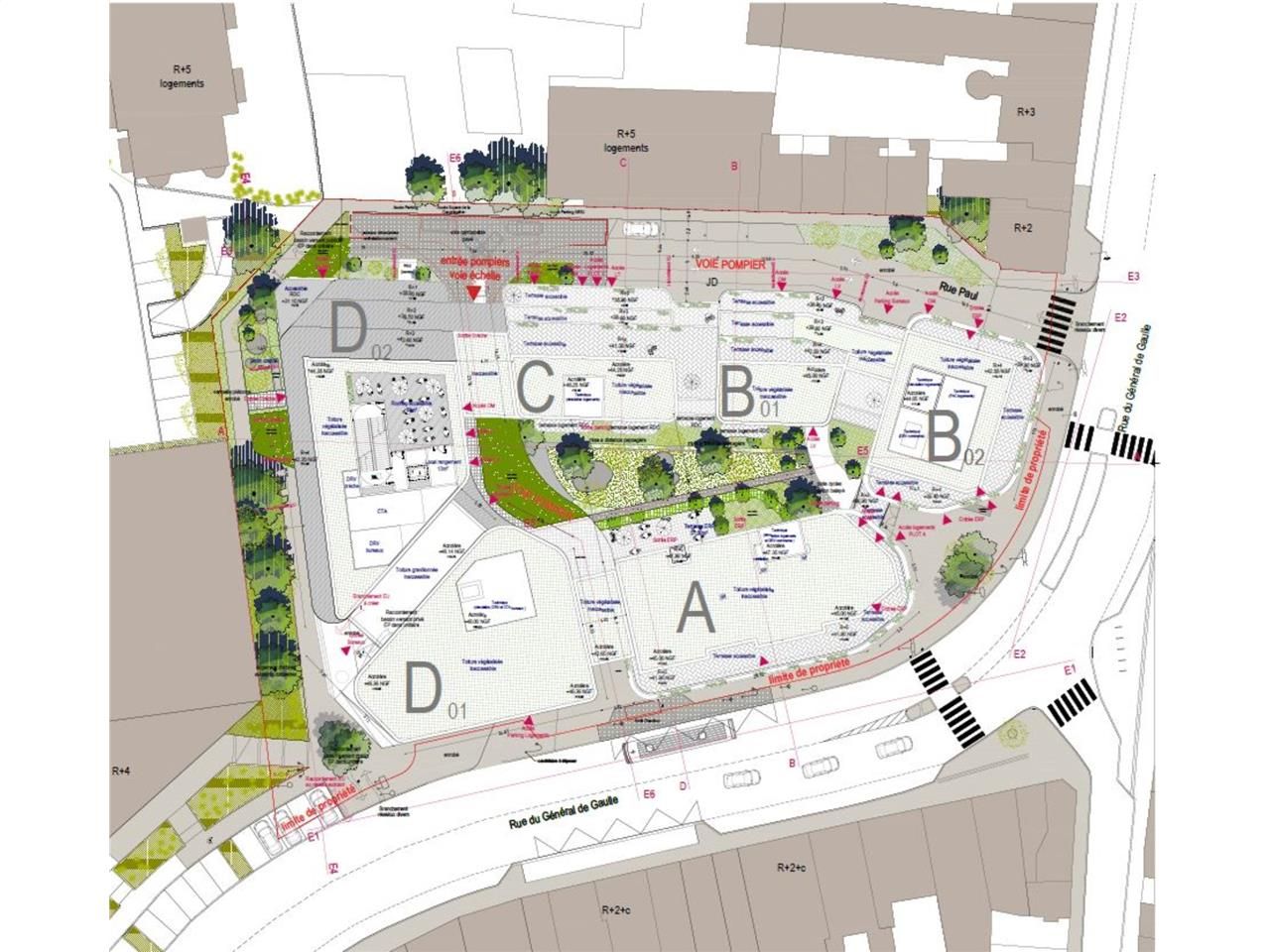 Vente bureaux 4887 m² divisibles à partir de 875 m²