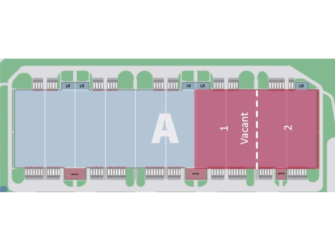 Location entrepots 25491 m² non divisibles