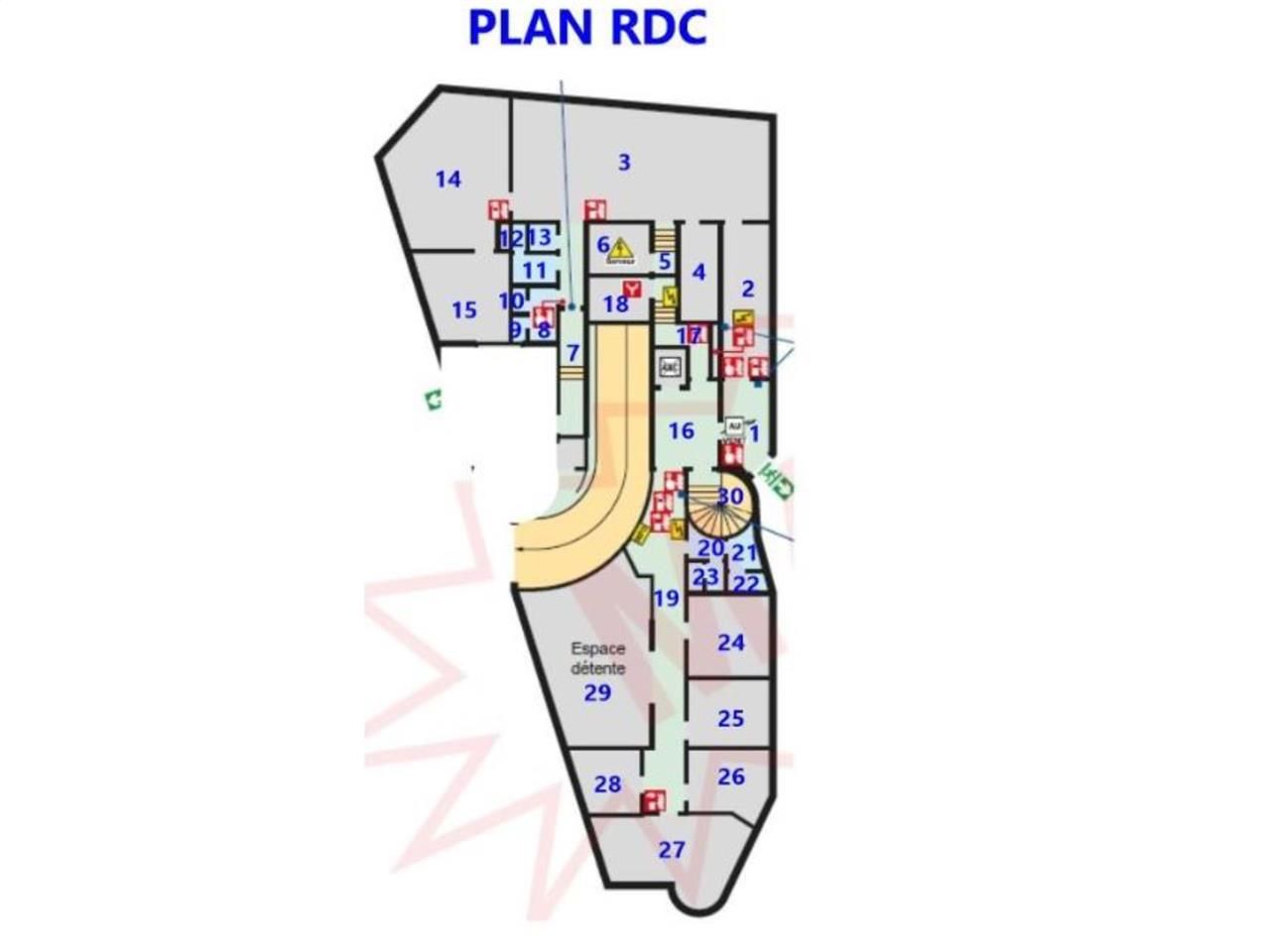 Vente bureaux 370 m² divisibles à partir de 168 m²