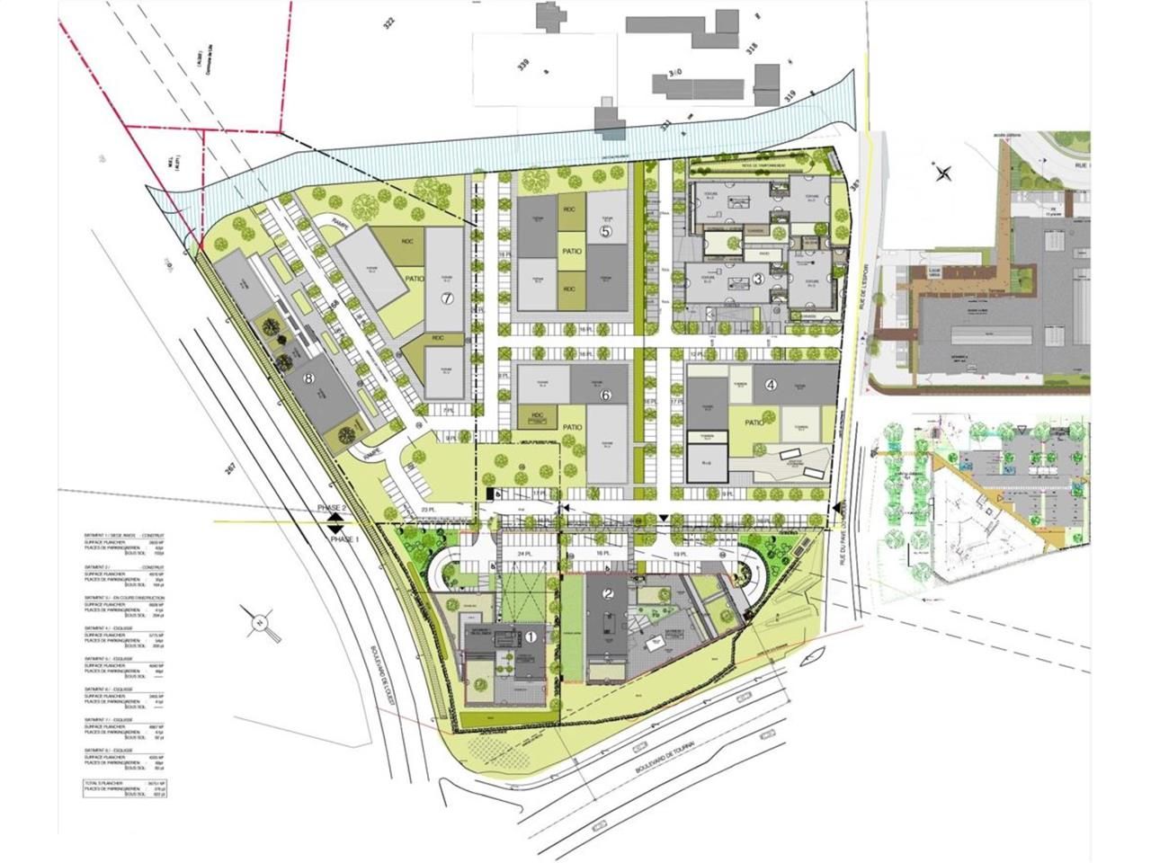 Location bureaux 6670 m² divisibles à partir de 1000 m²