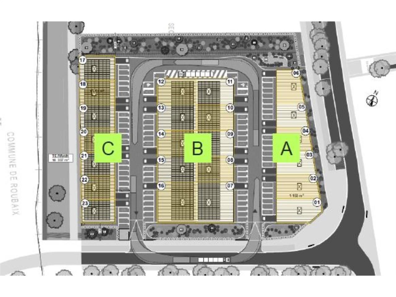 Location entrepots 5630 m² divisibles à partir de 145 m²