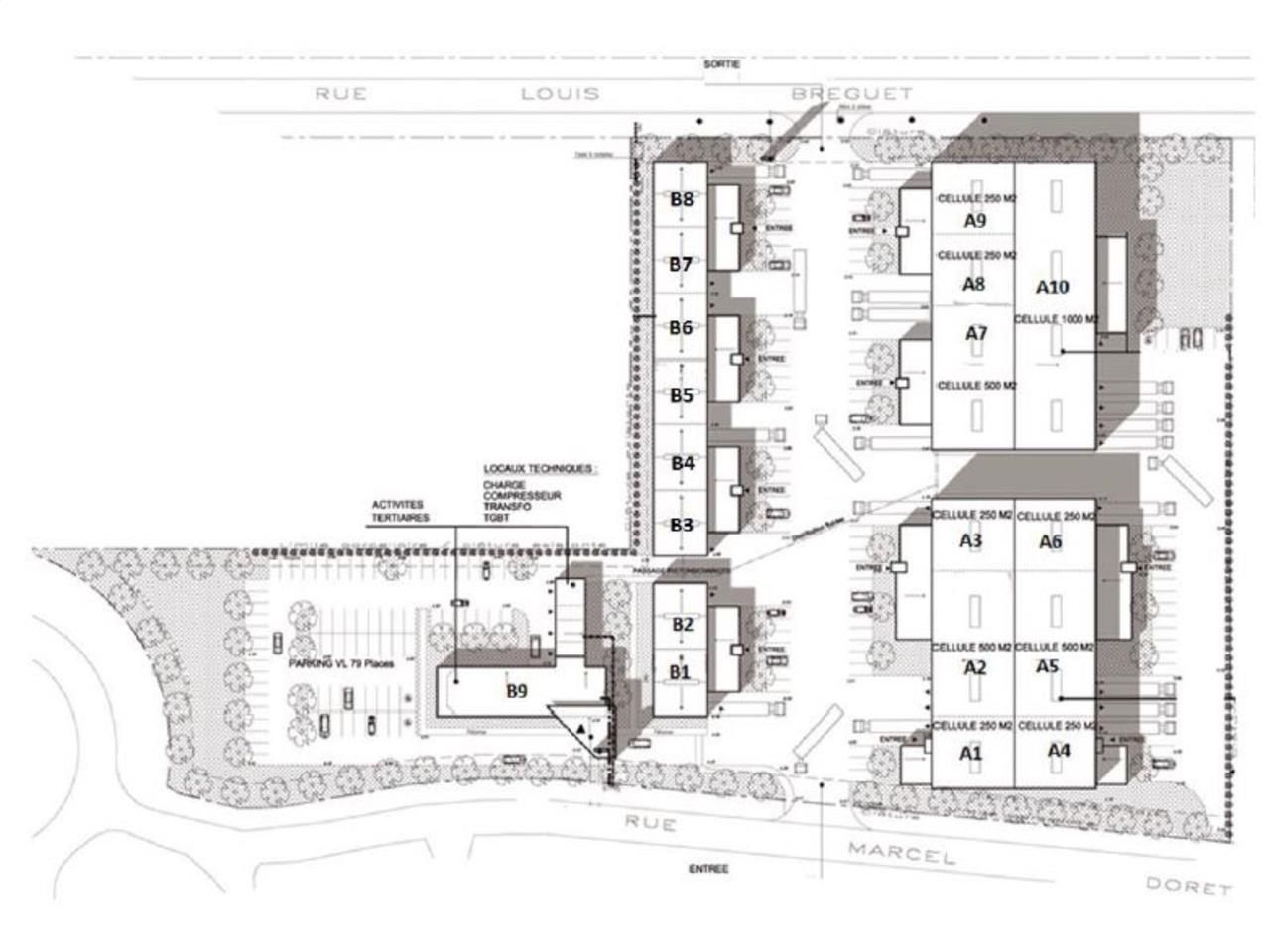 Location entrepots 292 m² non divisibles